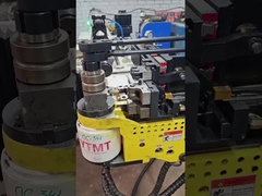 चीनी पाइप झुकने की मशीन सीएनसी 38-4 ए दो टूल स्टैक के साथ कुर्सी झुकने के लिए धक्का झुकने के साथ