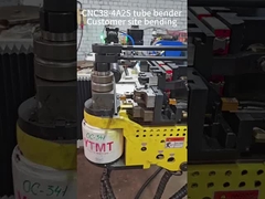 चीनी ट्यूब झुकने मशीन उच्च गुणवत्ता के साथ CNC38 सर्वो झुकने धक्का झुकने और छेद पंच के साथ